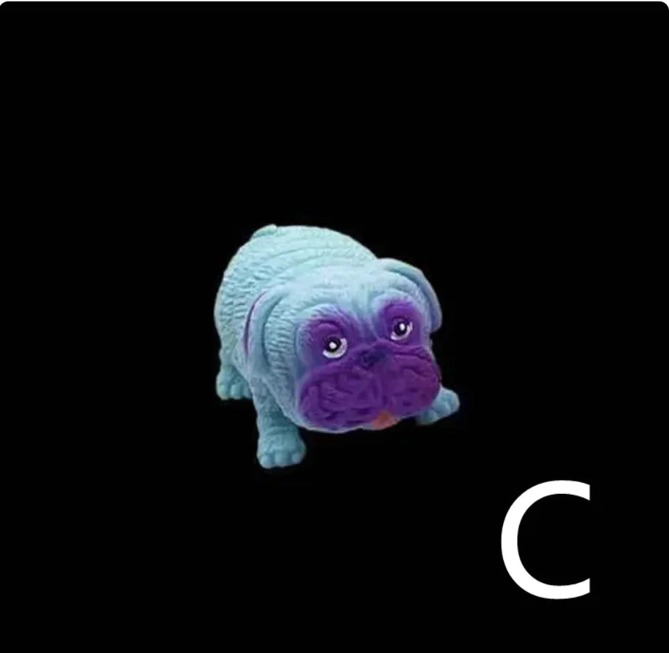 Slow Rebound Dog Toy - Corgi & Shar Pei Design